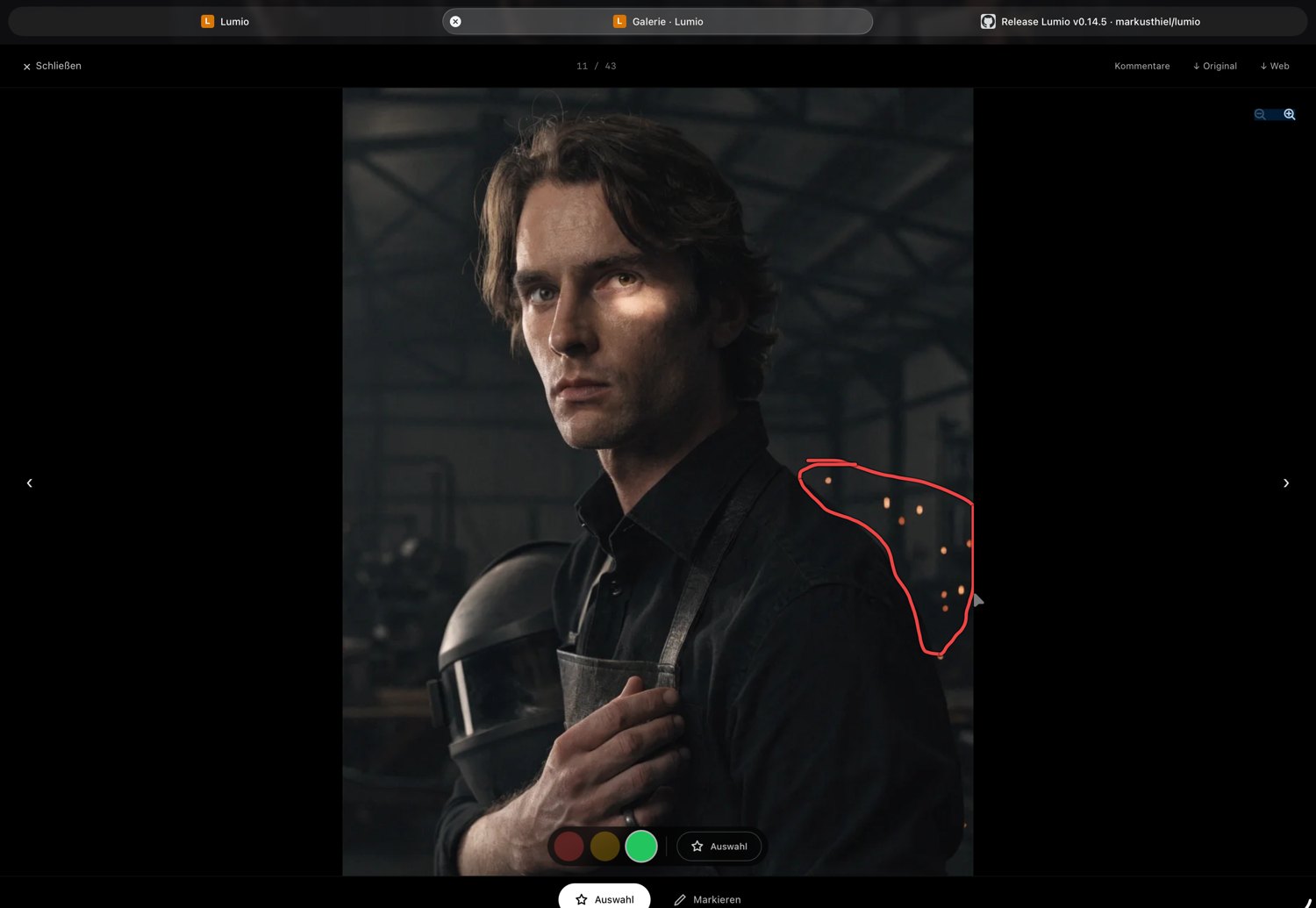 A note drawn directly on the image